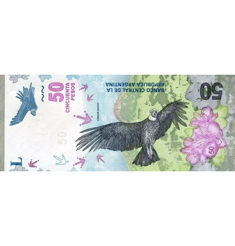 Argentina 50 Pesos 2018 ND Pick 363